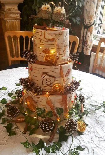 42 Must See Rustic Woodland Themed Wedding Cakes Wedding Forward