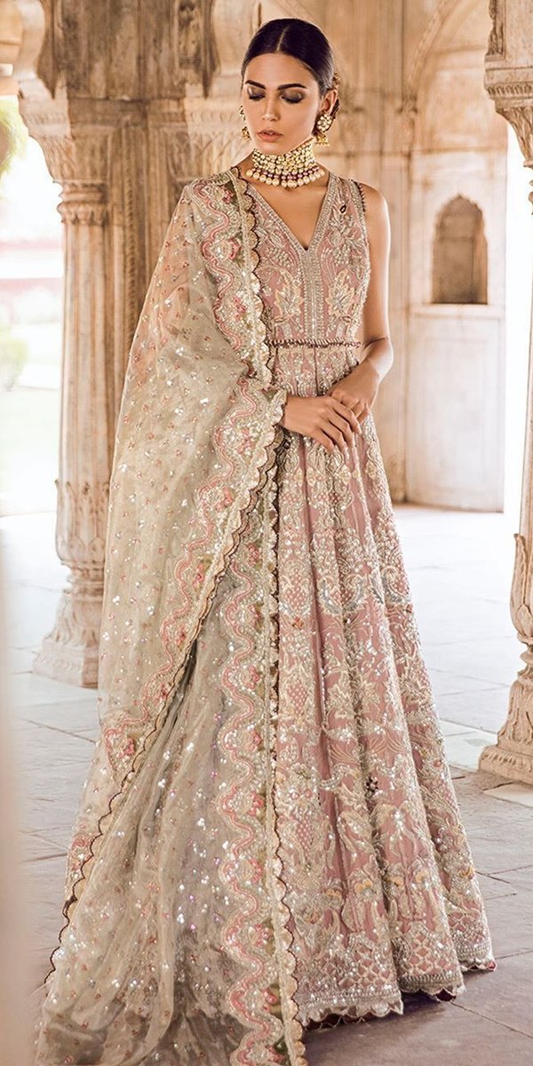 gold indian gown