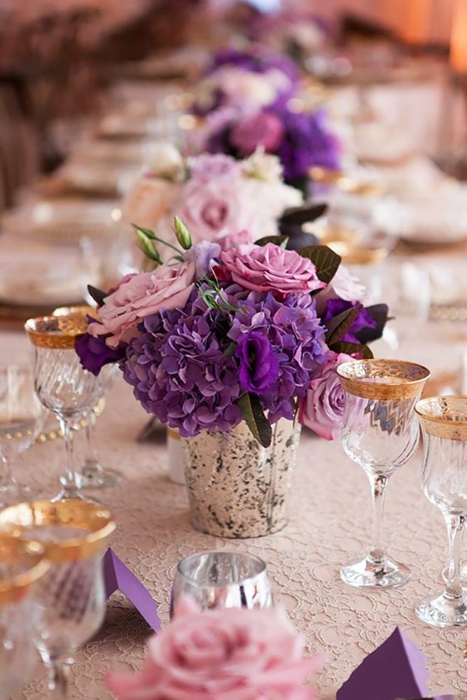 Lavender Wedding Centerpieces