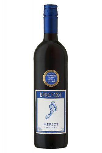 mini wine bottles Barefoot Merlot