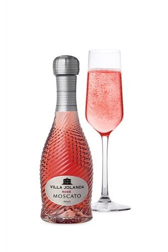 mini wine bottles Villa Jolanda Moscato Rose