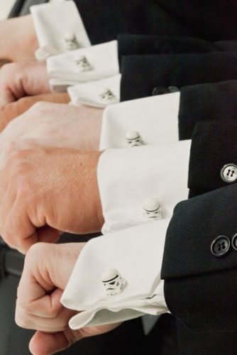 star wars wedding stormtrooper cufflinks