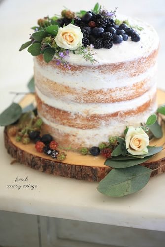 country wedding ideas rustic wedding cake