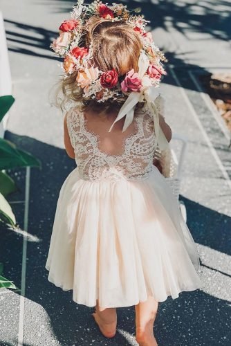 flower girl gown design