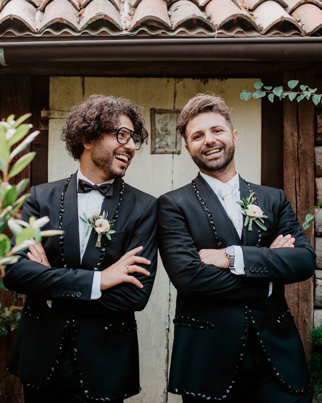 lesbian wedding ideas attire grooms