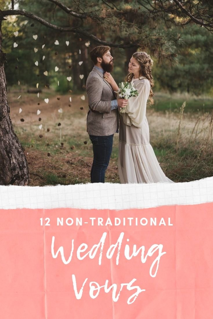 12 NonTraditional Wedding Vows Examples Wedding Forward
