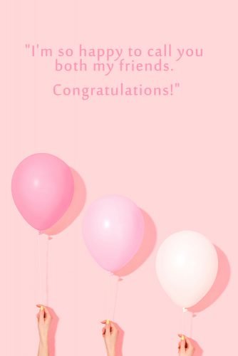 wedding wishes congratulations balloons