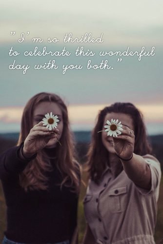 wedding wishes friends with flowers