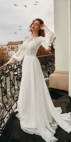 modest engagement dresses