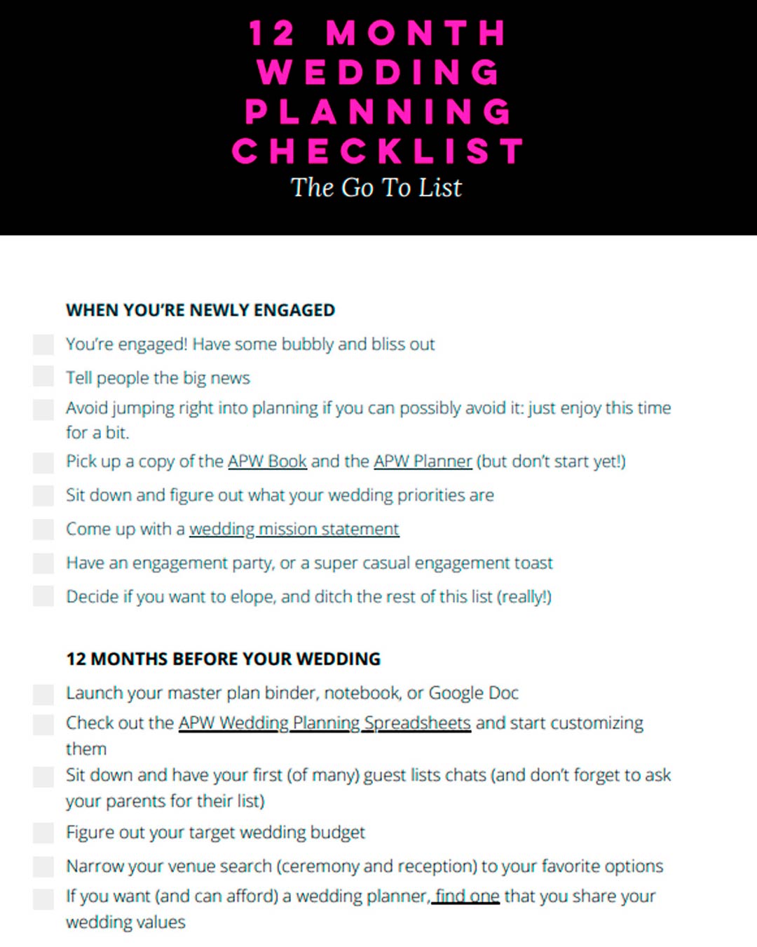 Best Wedding Planning Spreadsheet Ideas