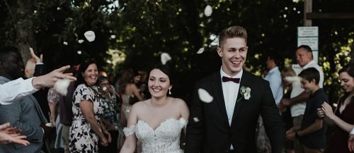 irish wedding toast newlyweds exit wedding guests featured