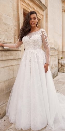 long plus size wedding dresses