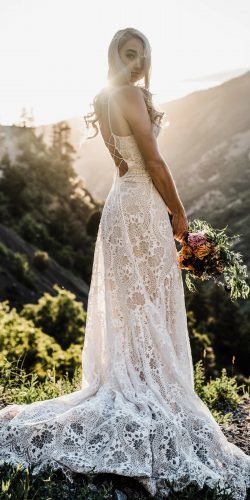  cheap wedding dresses sheath with straps lace boho beach under 900 wear your love