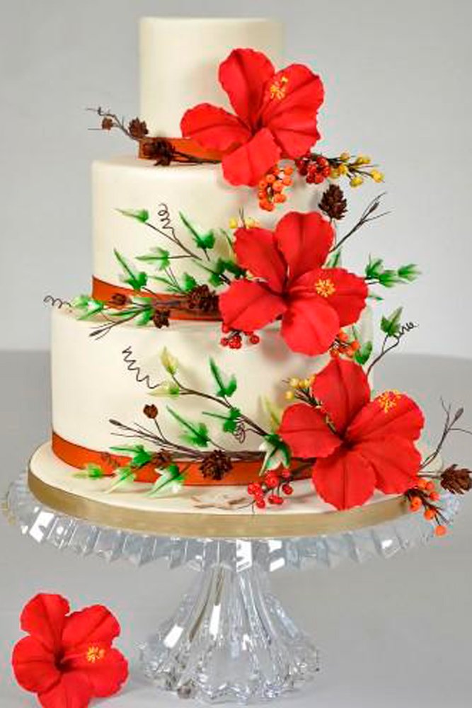 fondant flower wedding cakes hilary rose
