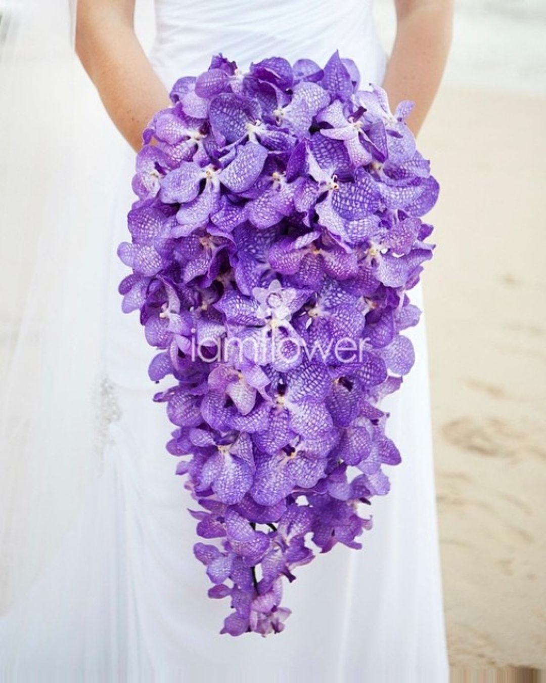 spring wedding bouquets with orchids1