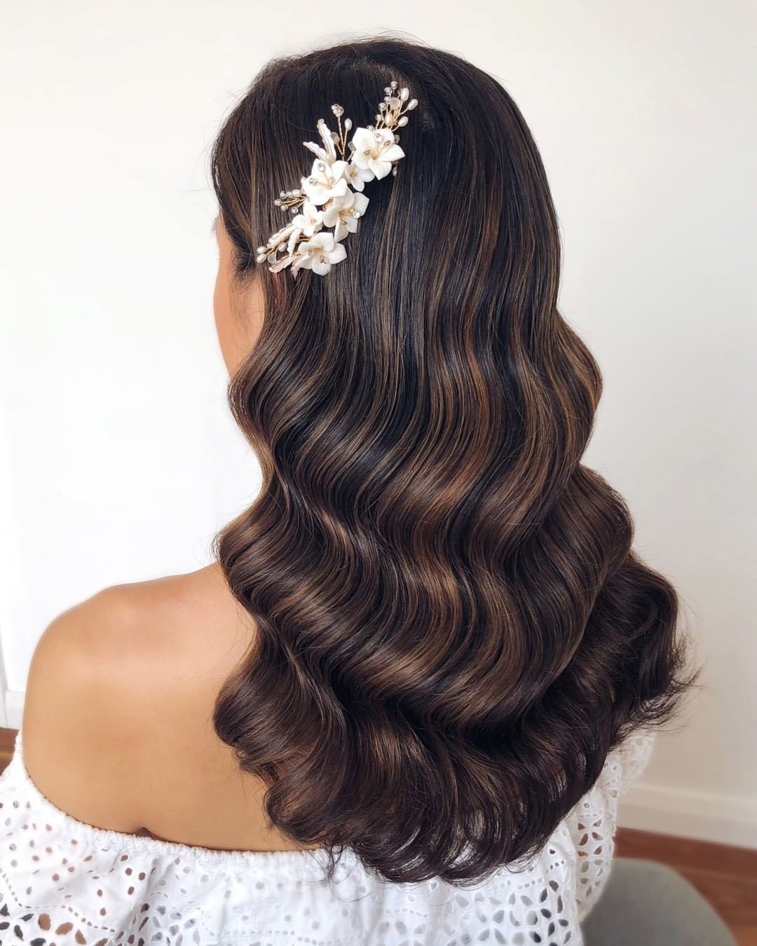 Wavy hairstyle wedding Clearance