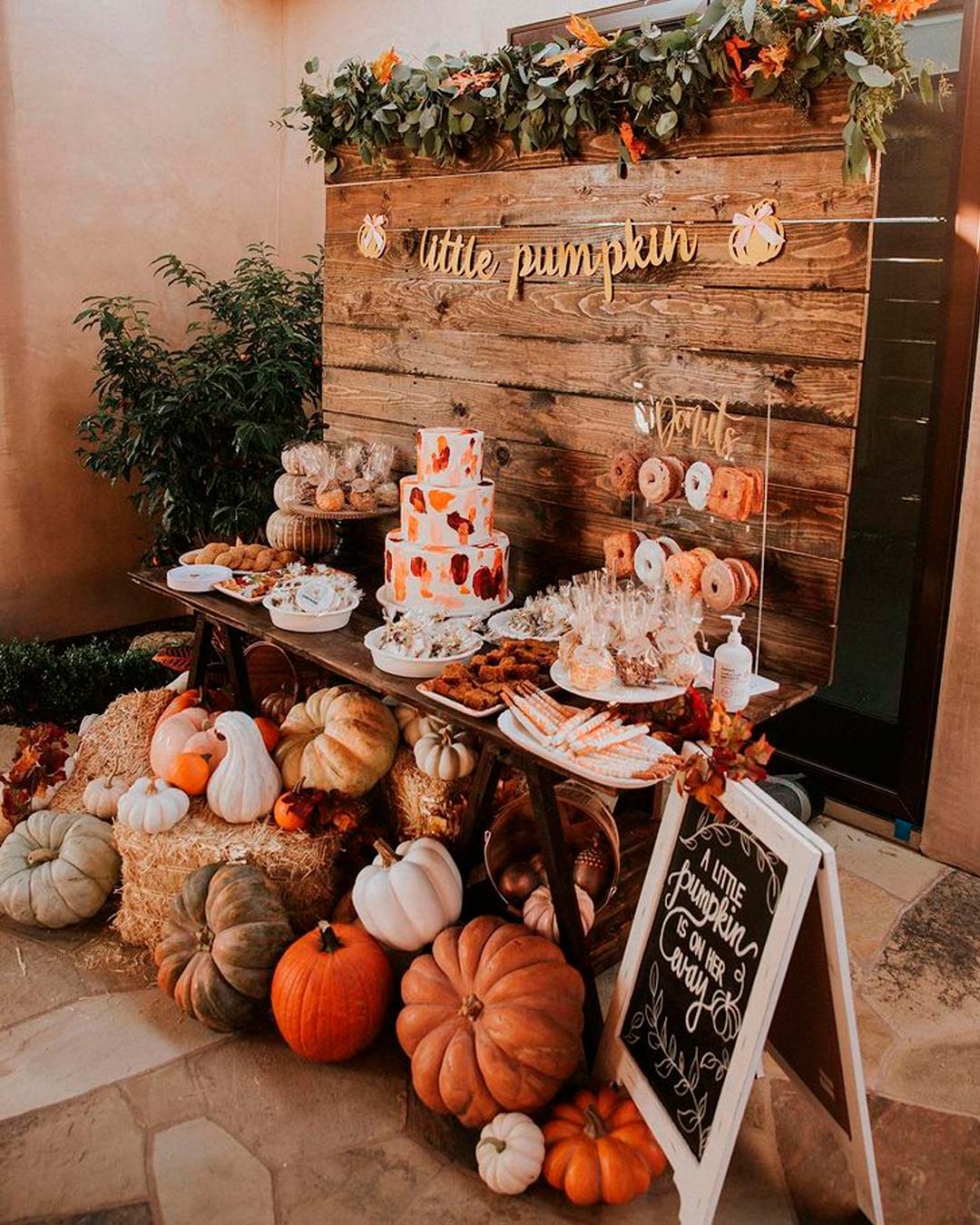 wedding themes pumpkin patch sweets