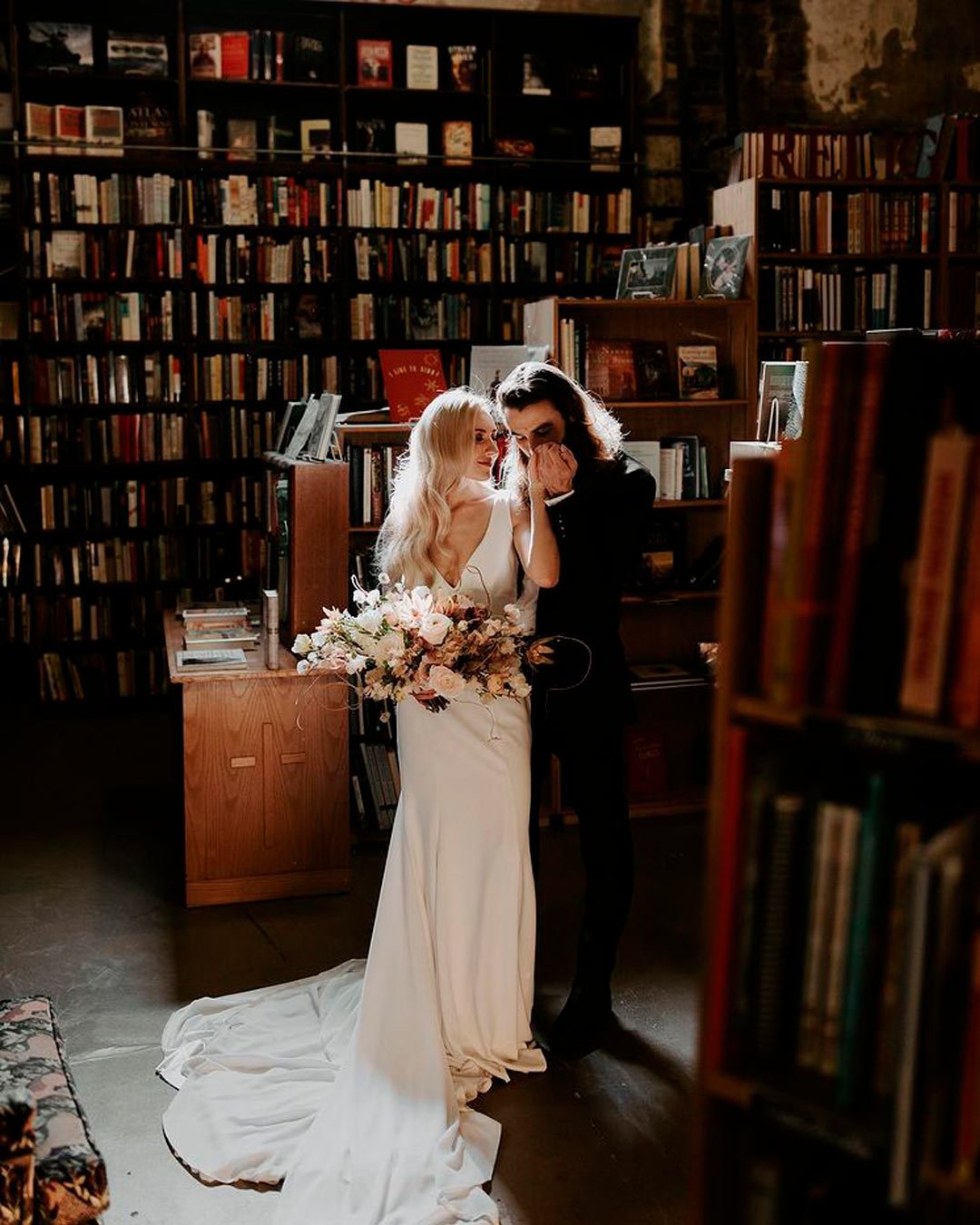 wedding venue ideas bride groom library