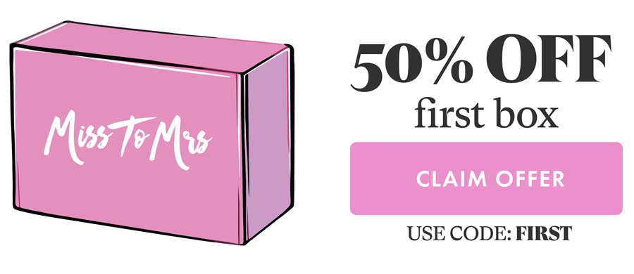 Miss To Mrs Box 50off promo claim offer