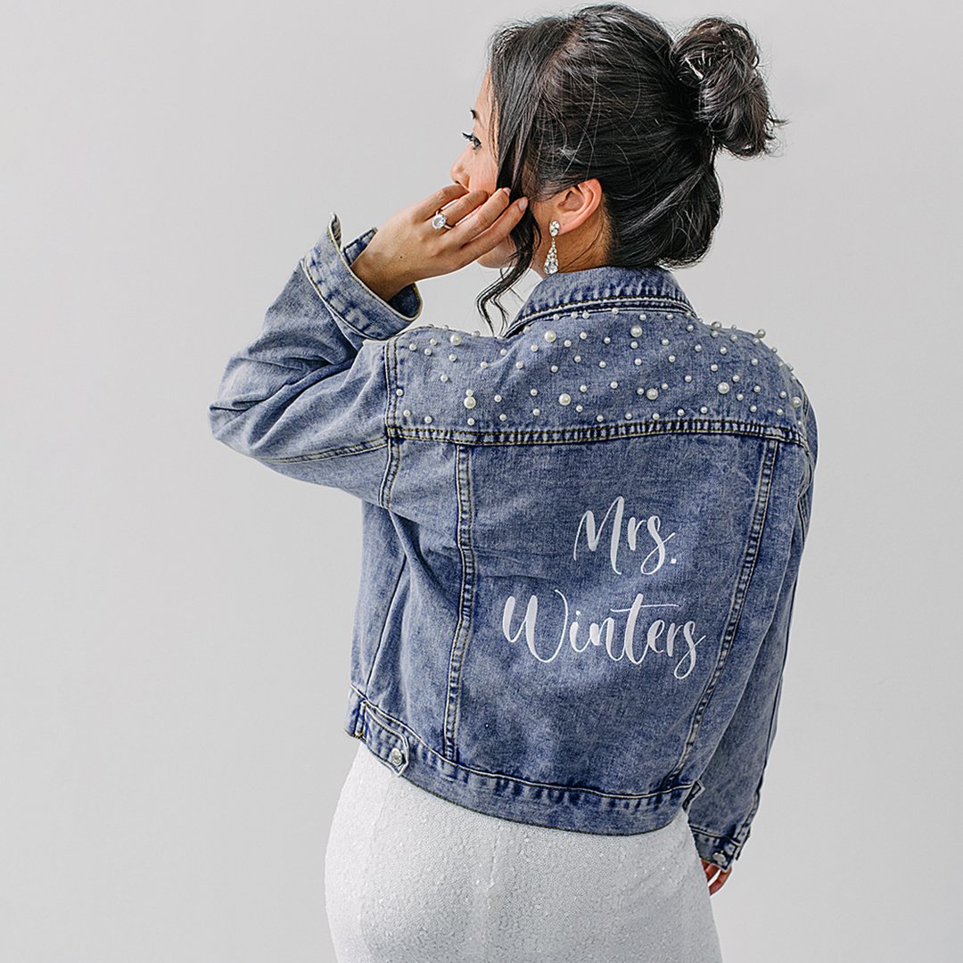 Personalized Bridal Jacket by Miss To Mrs