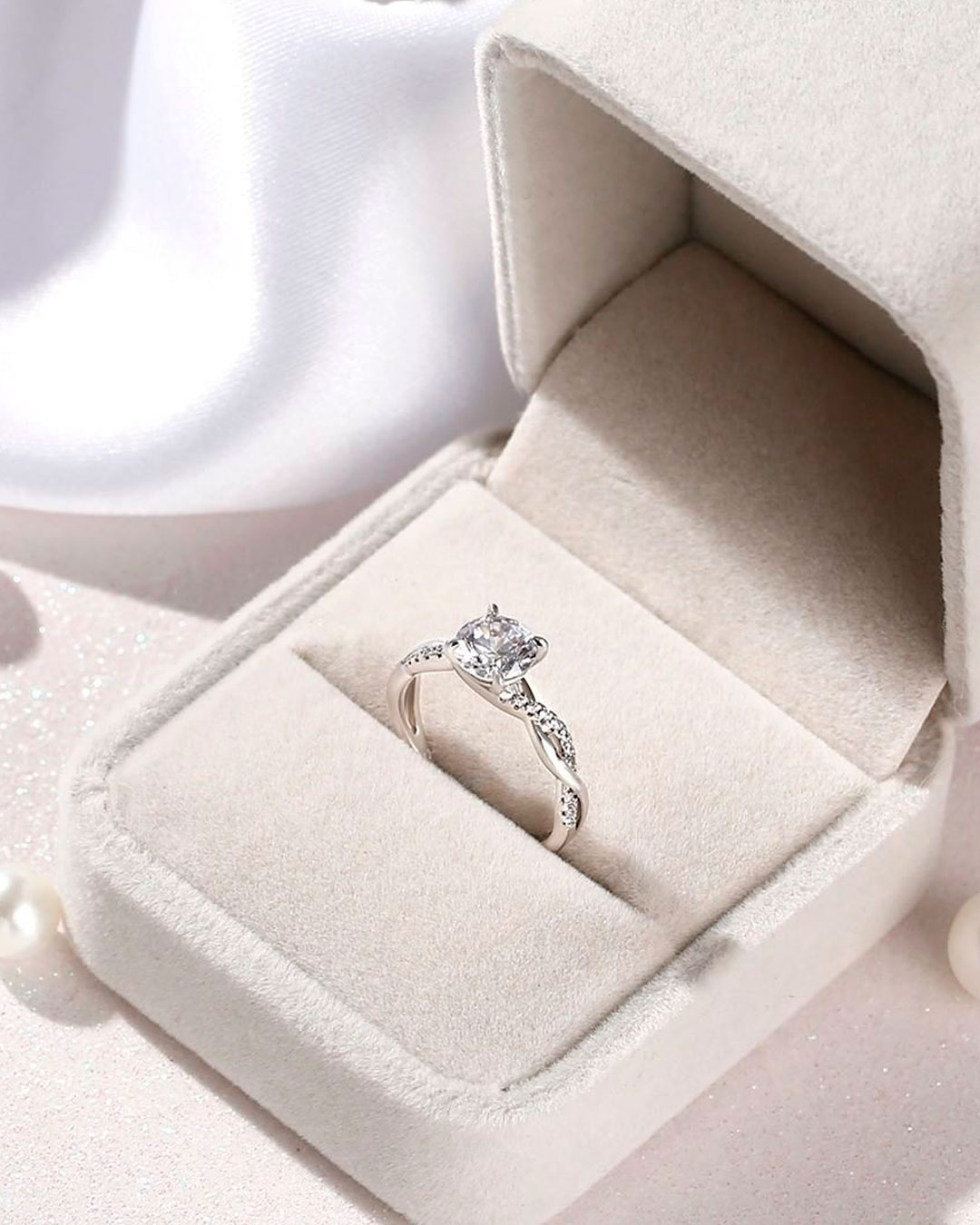 average price of wedding ring band crystals