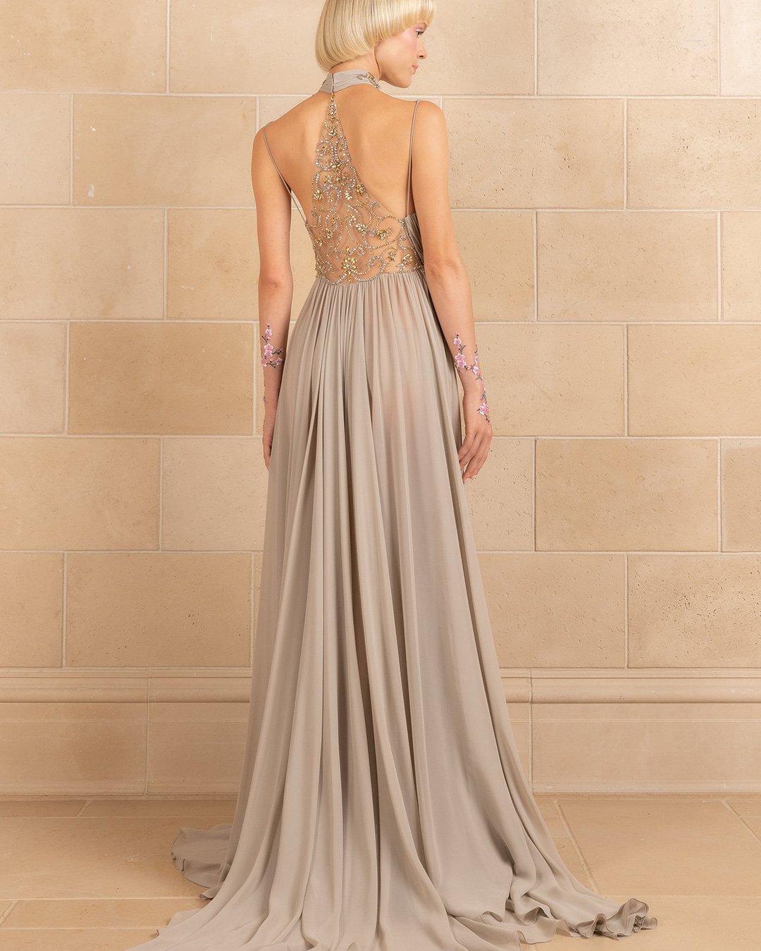 beach wedding guest dresses long sexy with illusion back reek acra