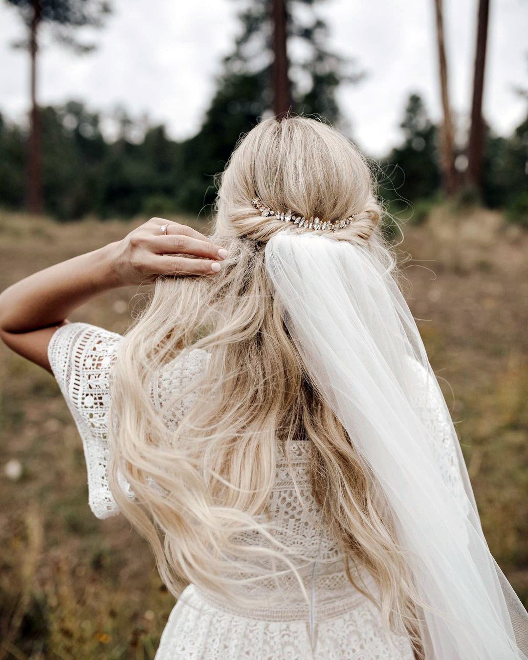 45 Perfect Half Up Half Down Wedding Hairstyles | Wedding Forward