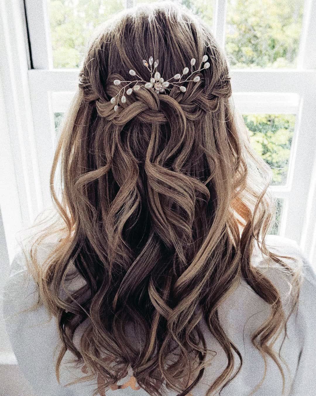 71 Perfect Half Up Half Down Wedding Hairstyles Wedding Forward