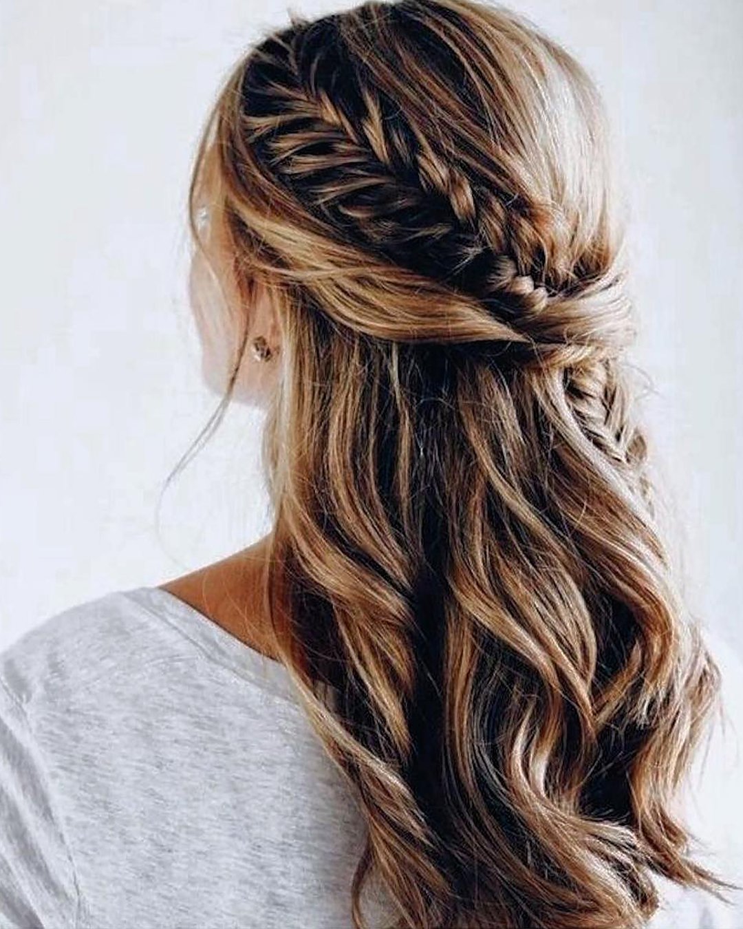 45 Perfect Half Up Half Down Wedding Hairstyles Wedding Forward