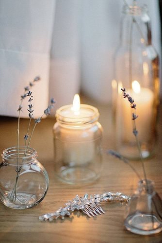 mason jars wedding centerpieces glass decor with candles