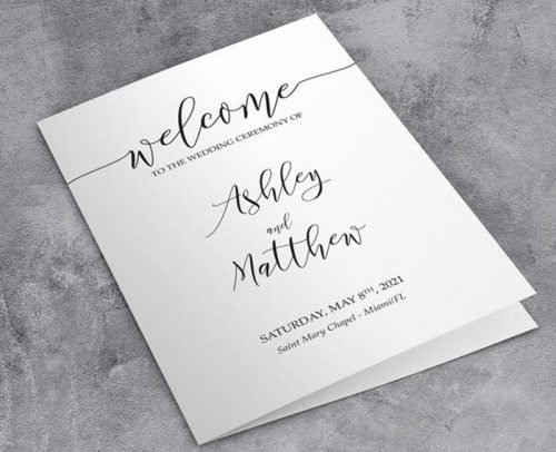 Religious Wedding Programs Templates And Wording Wedding Forward