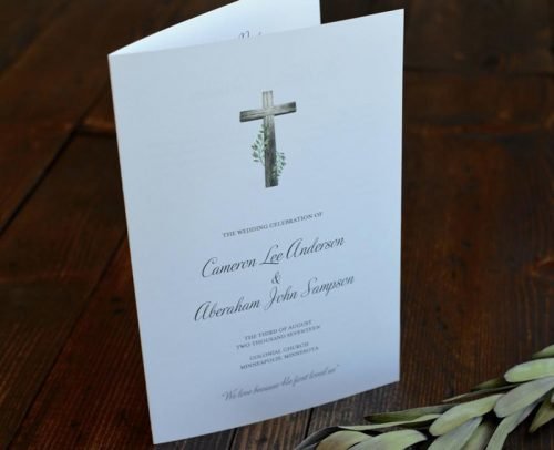 Religious Wedding Programs Templates And Wording Wedding Forward