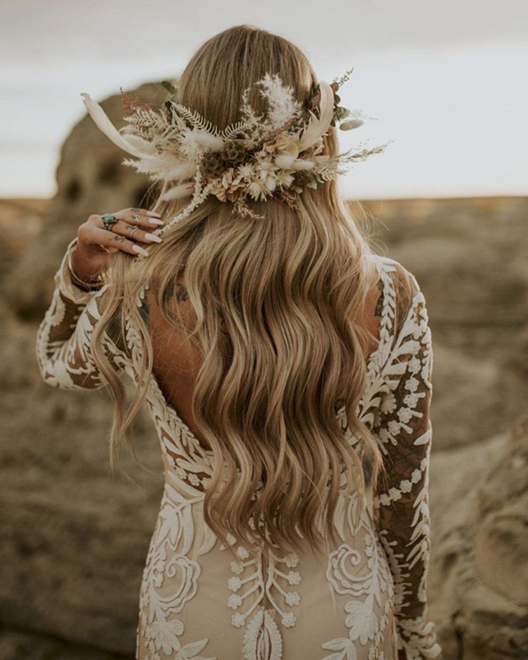 rue de seine wedding dresses curvy hair with floral barn boho
