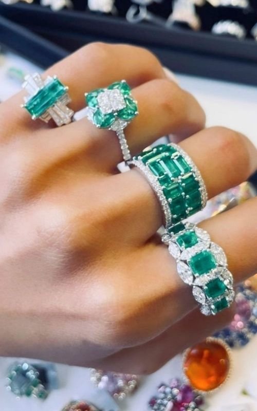 Emerald Engagement Ring 1.30 DALIA 99929080211