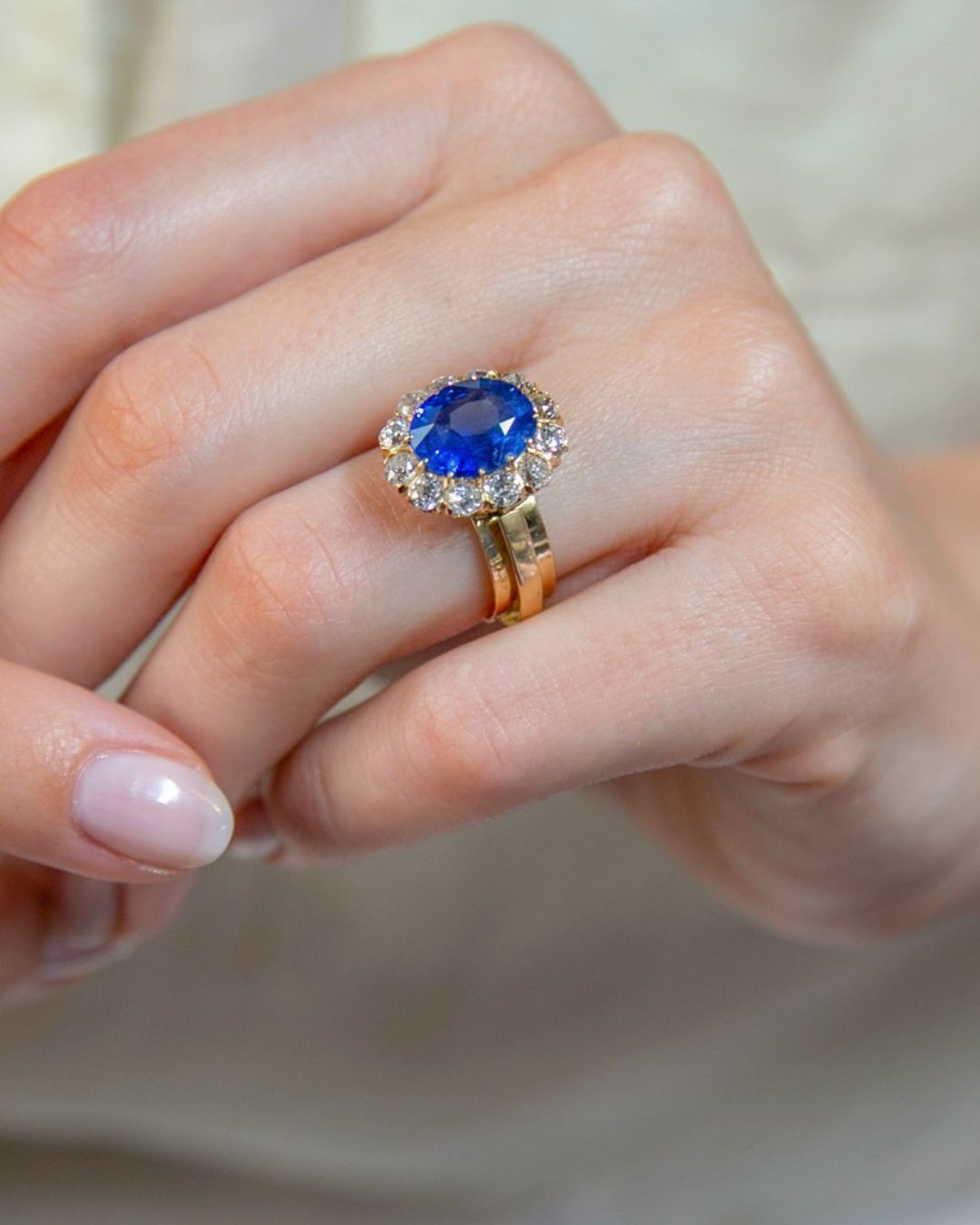 vintage wedding rings floral rings