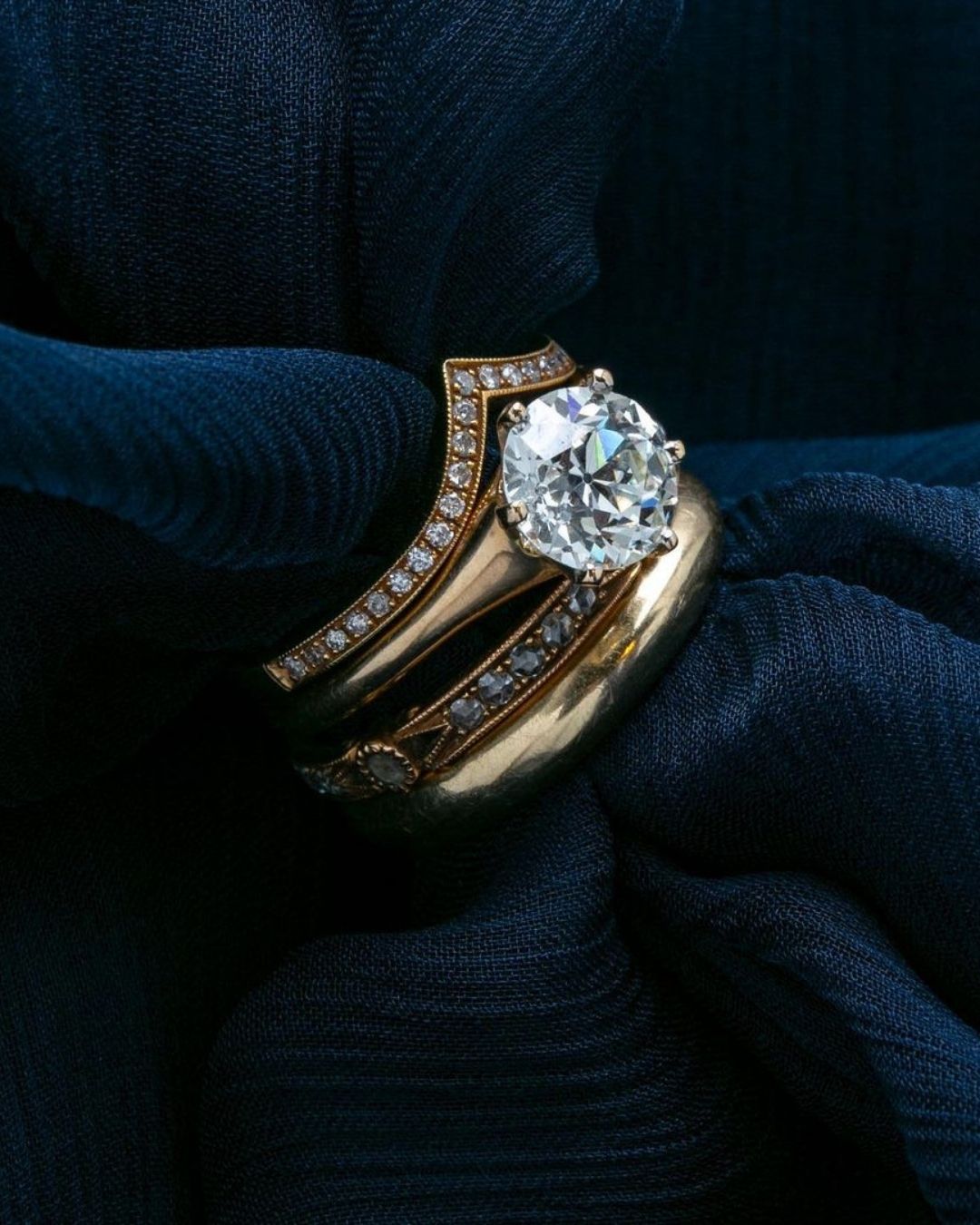 vintage wedding rings solitaire rings1