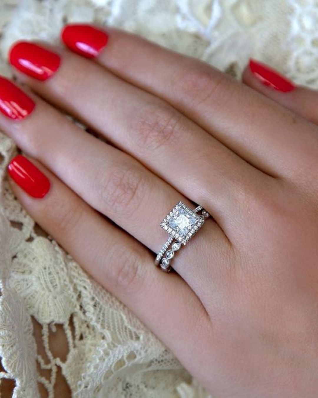 vintage wedding rings white gold vintage rings1