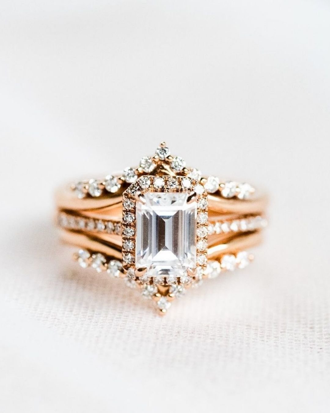 vintage wedding rings with diamonds1