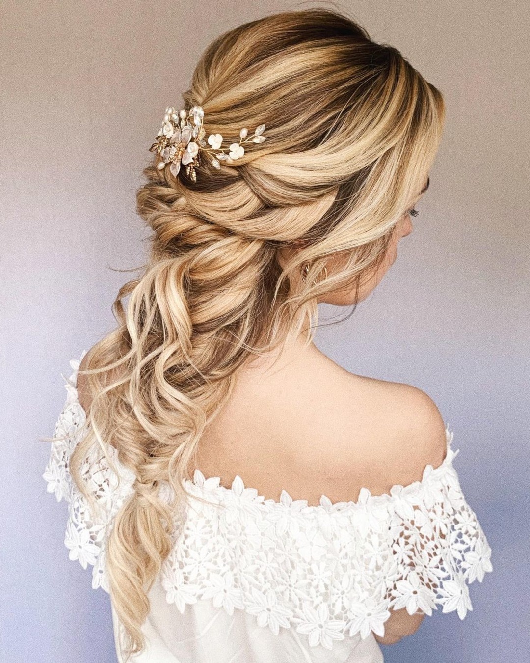 wedding hairstyles for thin hair elegant