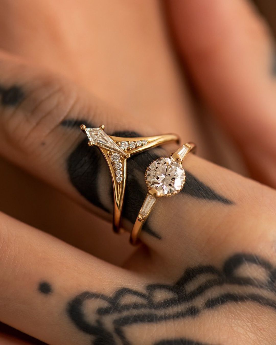 wedding rings for women in unique style