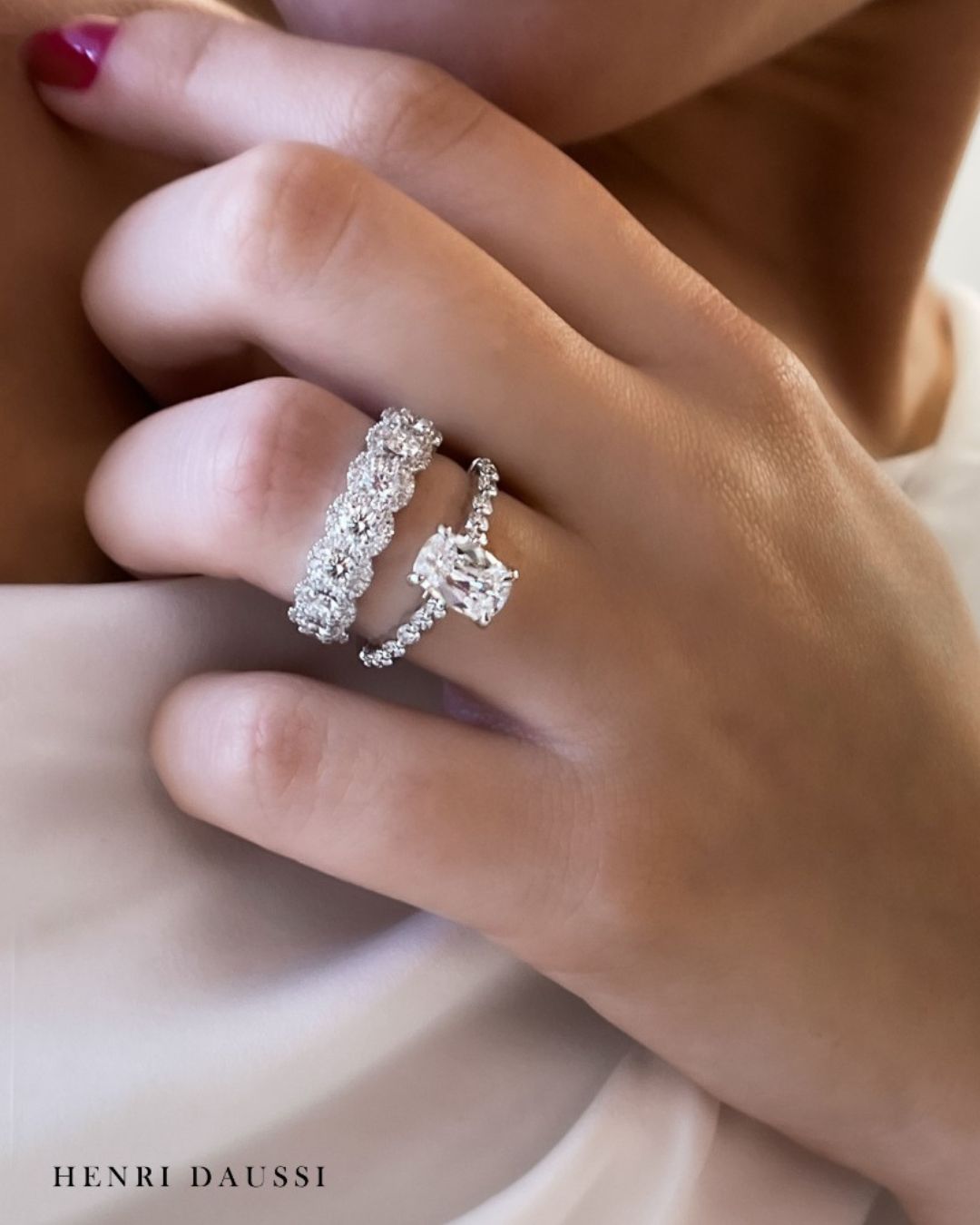 vintage wedding rings in vintage style