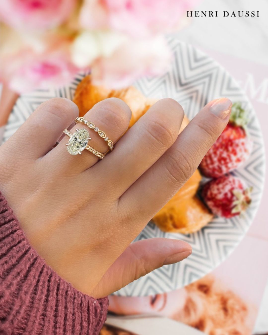 vintage wedding rings in vintage style