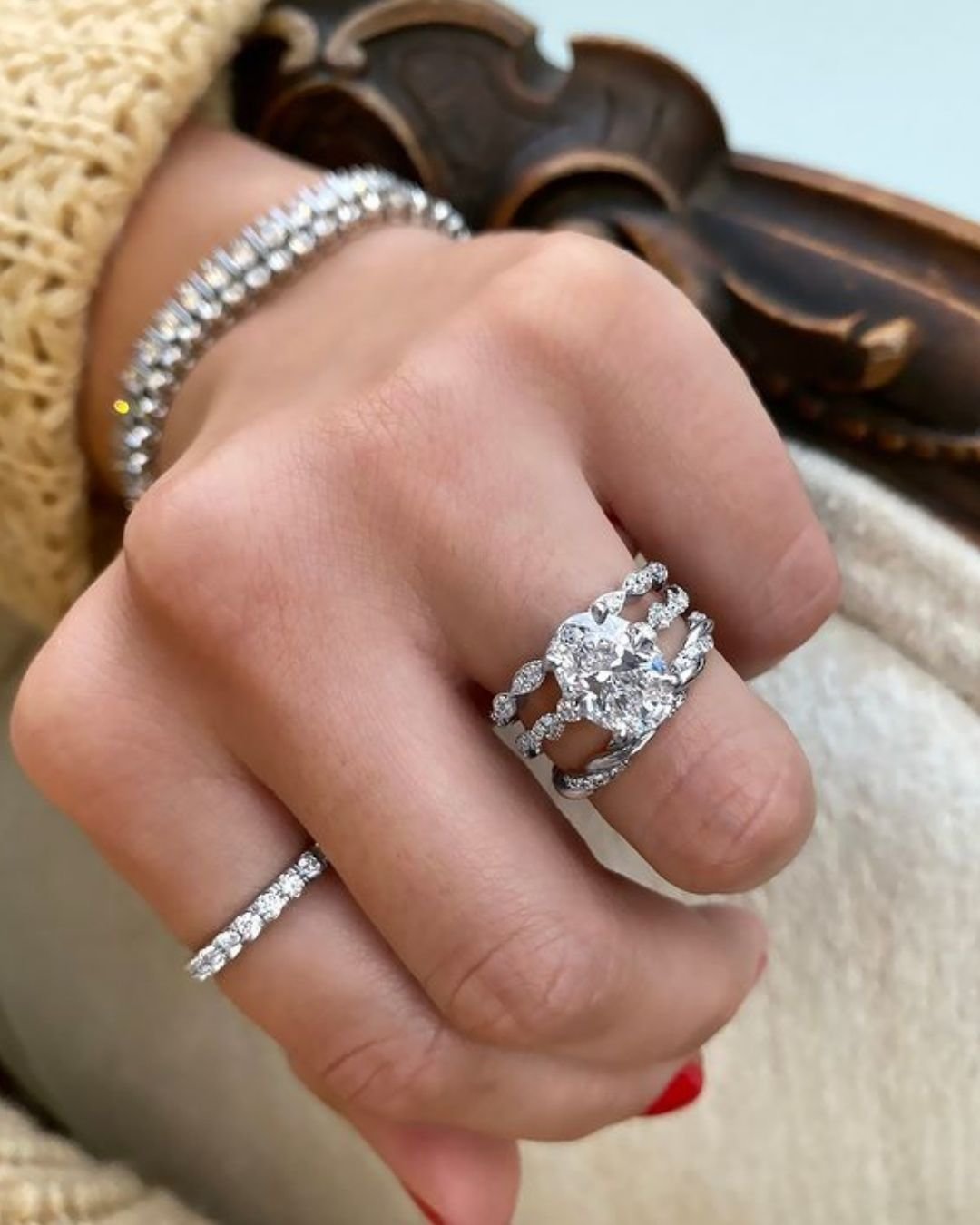wedding rings for women in white gold rings