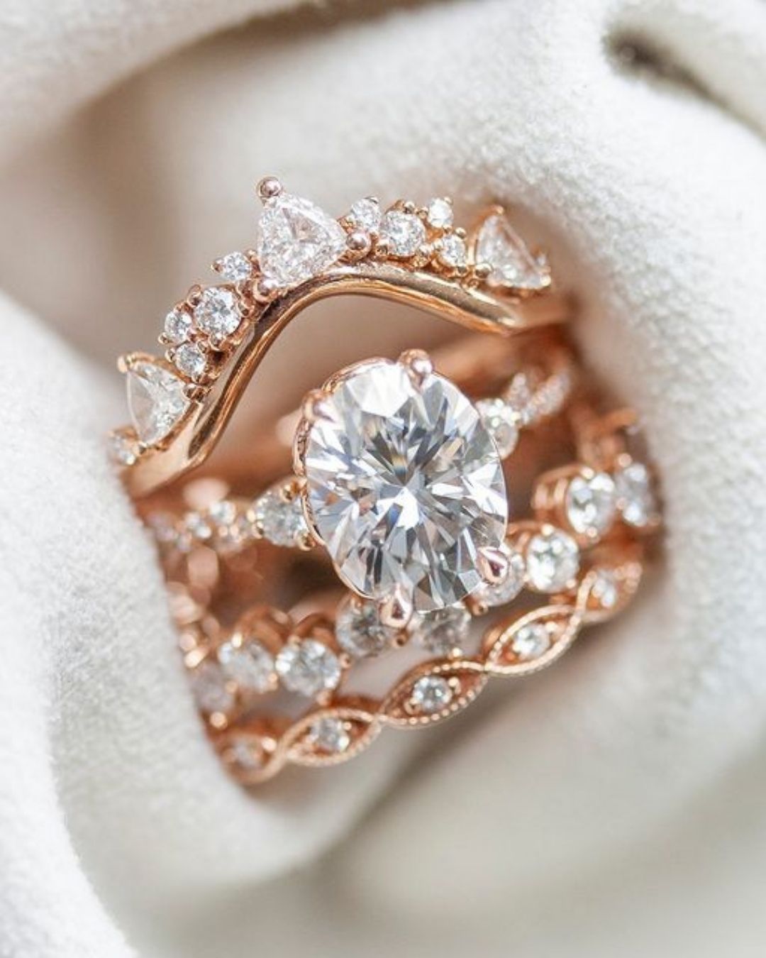 wedding rings for women rose gold rings