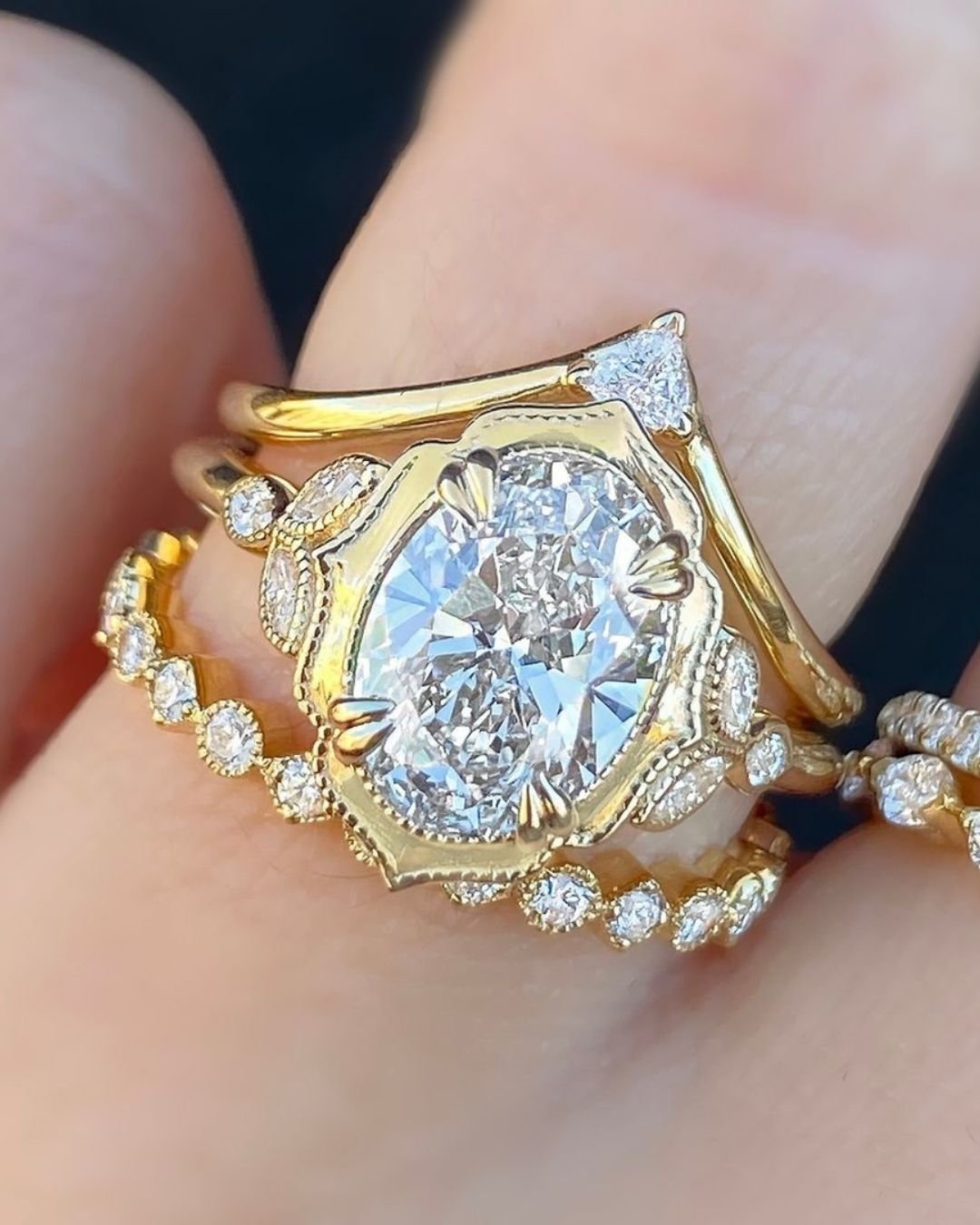 wedding rings for women stunning floral wedding rings1