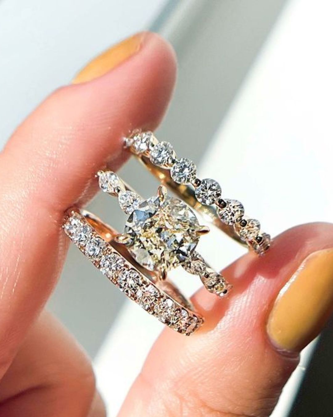 wedding rings for women yellow gold rings