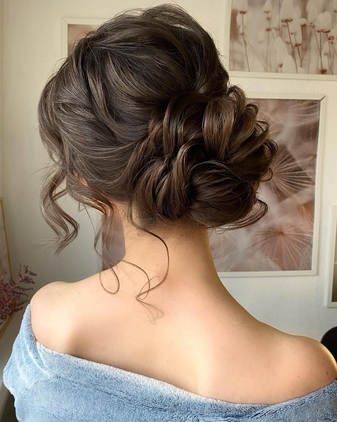 wedding updos for medium hair guests