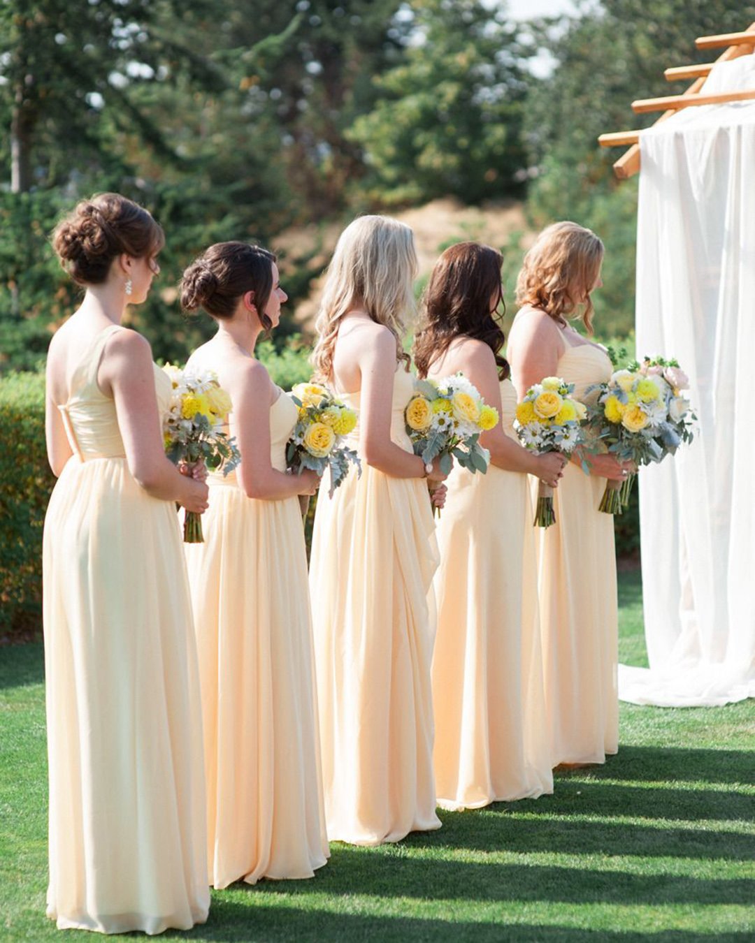 yellow bridesmaid