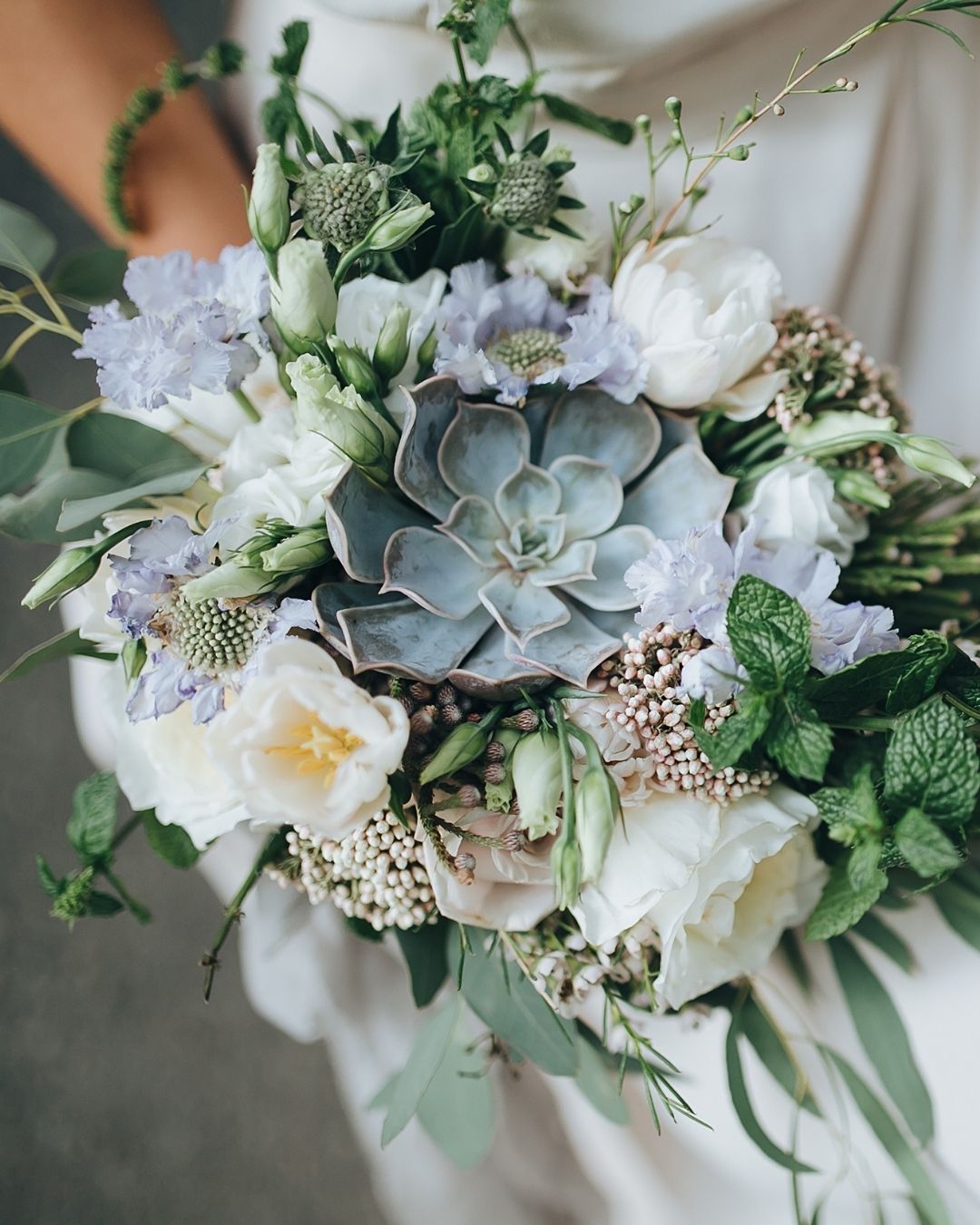 beautiful wedding bouquets with succulents1