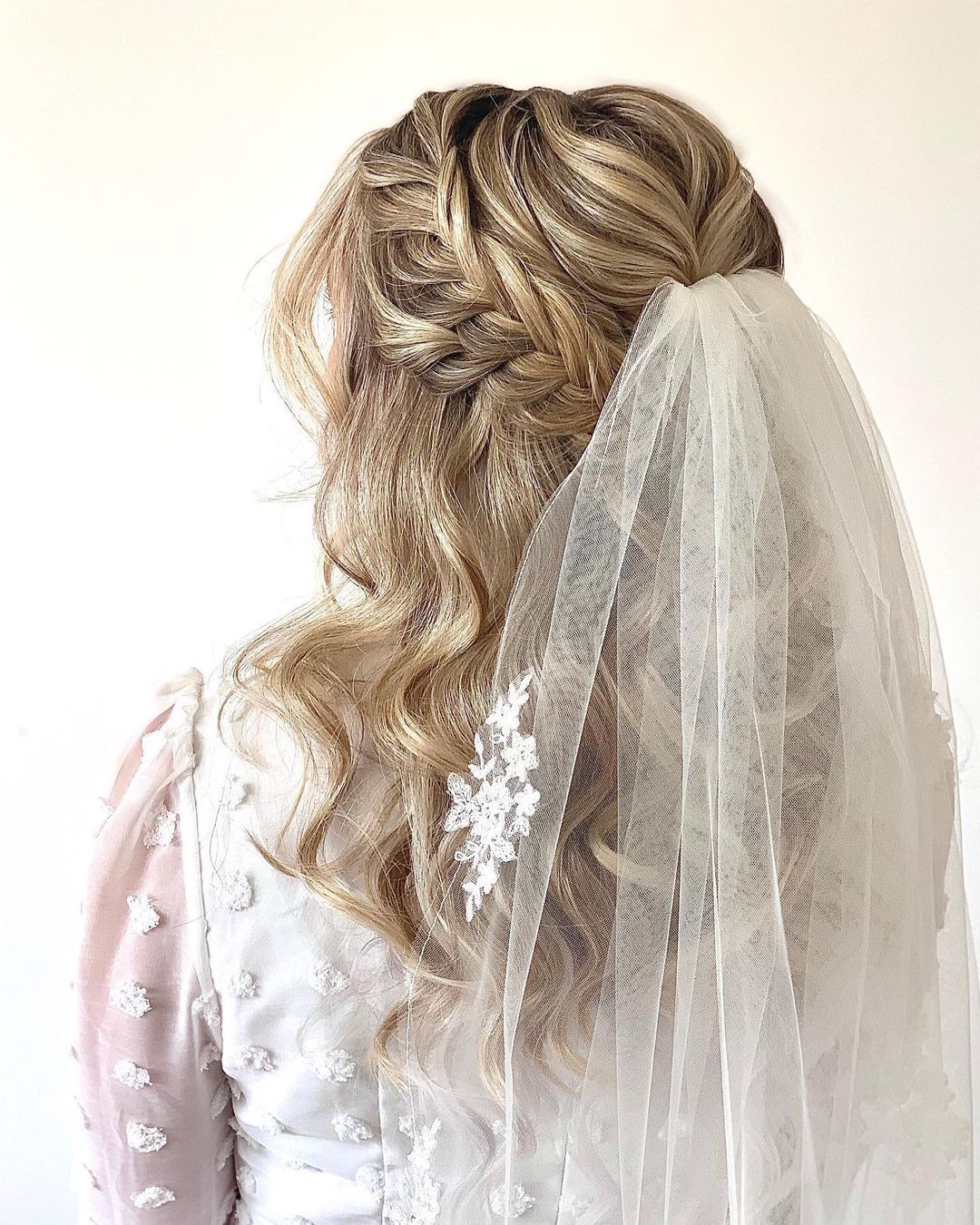 easy wedding hairstyles veil